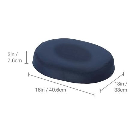 Healthsmart DMI Donut Seat Cushion, 16", Blue 513-8016-2400